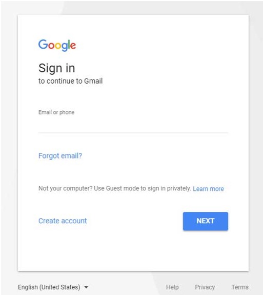 gmail sign in 