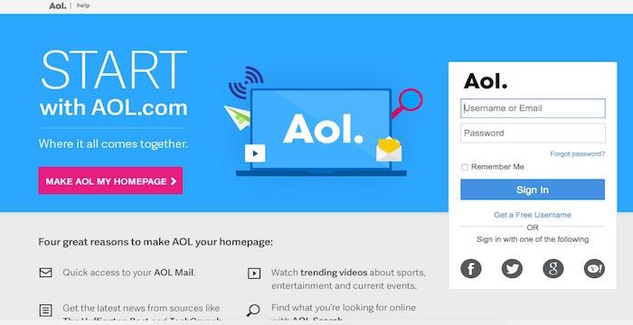 How To Make AOL My Homepage?