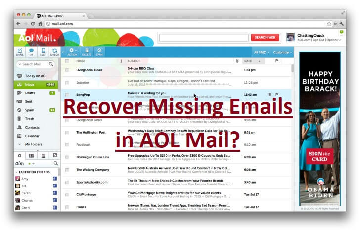 How To Recover Missing Emails In AOL Mail Email Tips